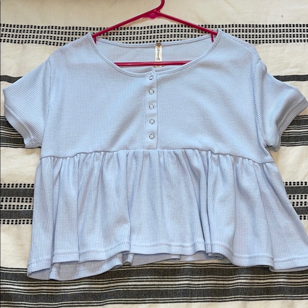 La hearts baby doll tee